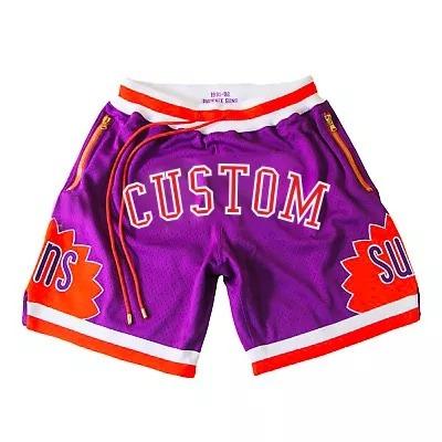 China Antibacterial Breathe Free Custom Mesh Embroidery Basketball Shorts Sublimated Men's Basketball Shorts for sale