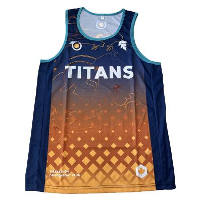 China 2022 antibacterial the latest factory price basketball tops free basketball singlet design basketball singlets for sale