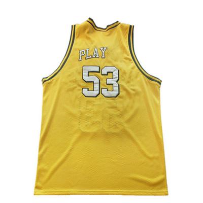 China Wholesale Antibacterial Mens Kids Basketball Tank Tops Stitched Embroidery Wear Customize 2021 New Season for sale