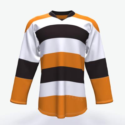 China 100% Polyester Antibacterial Wholesale Breathable Quick Fit Custom Ice Hockey Jersey for sale