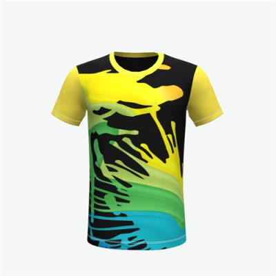 China Full small moq wholesale sublimated QUICK DRY with good quality T-shirts for sale