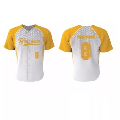 China Antibacterial Custom Baseball Shirts Quick Fit Sublimation Breathable Baseball Tank Top for sale