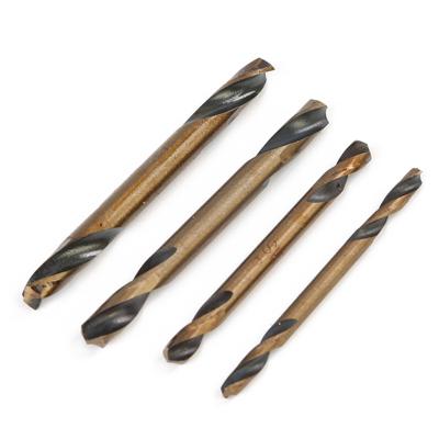 China Straight Metal Drilling Double-End Drill Bits HSS Shank Twist Bits Metal Work Tool 3.0-5.2mm for sale