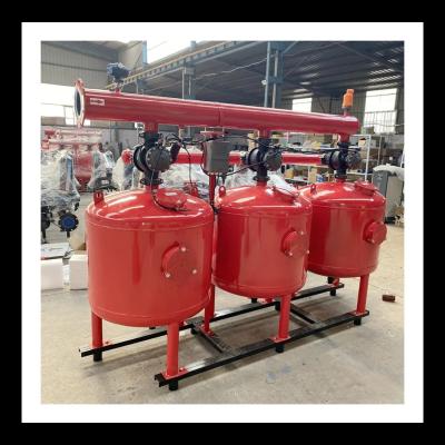 China Filtration of impurities in water China manufacturer factory price irrigation sand filter agricultural industrial sand media filter for drip irrigation water filter for sale