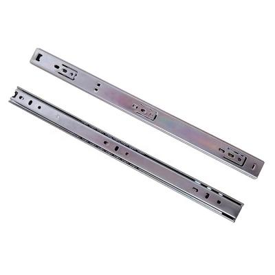 China Modern 27 Mm Ball Bearing Joint Drawer Sliding Telescopic Metal Rail for sale