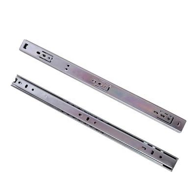 China Hot Selling Cabinet Drawer 27 Mm Modern Double Extension Slide Channel for sale