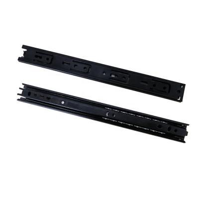 China Traditional Non-locking Table Slides Guides 30 Mm Telescopic Drawer Runners for sale