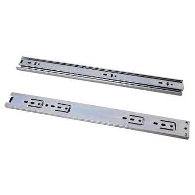 China 40 Mm Width Traditional Telescopic Sliding Channel Drawer Guides Guide Rails for sale