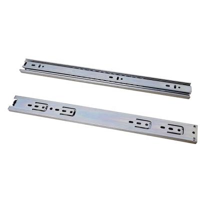 China 3 Fold Traditional Telescopic Channel 40mm Ball Bearing Drawer Slides Slider For Cabinet for sale