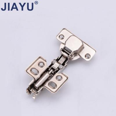 China Cabinet / Cupboard JY265R-A Slide-on Hydraulic Kitchen Cabinet Hinge with Four Hole Backing Plate for sale