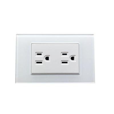 China ABS+PC Acrylic Wall Switch Acrylic Wall Socket for sale