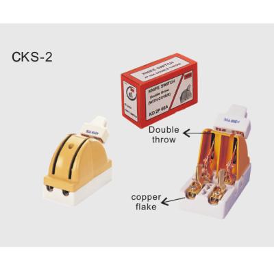 China FUSE SWITCH 2P30AD Knife Switch Double 30A Two Phase Throw for sale