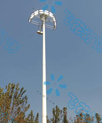 China Square Customized 15m 20m 25m 30 Meters High Mast Light Pole High Specification Prices Lighting Pole for sale