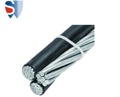 China XLPE isoleerde triplex van het de dalings1/0awg Aluminium van de quadraplexdienst Distributie van de Leidercable for overhead Te koop