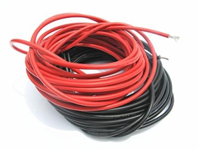 Chine Fil solaire noir rouge de C.C de l'approbation 10awg 6mm de TUV à vendre