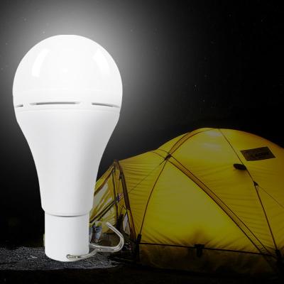 China Hot Sale 7W 9W Garden Solar Emergency Bulb Solar Panel USB Powered Outdoor Portable Waterproof Light for sale