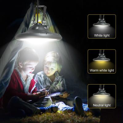 China New LED Chandelier Garden Light IP66 Solar Garden Light Waterproof Camping Light for sale