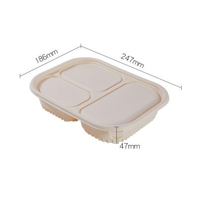 China Eco Friendly Biodegradable Cornstarch Food Bowls Disposable Tableware Eco Food Container for sale