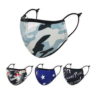 China Camouflage Outdoor Sports Face Mask Skin Care Comfortable Breathable Breathable Fashion Camouflage Cotton Face Masks Reusable Logo Outdoor Cycling Custom Adults for sale