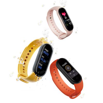 China M6 Touch Screen Wristband Watch Fitness Tracker Activity Tracker Smart Watch with Heart Rate Monitor Smart Fitness Smart Band M6 for sale