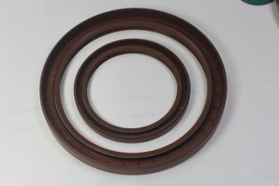 China Fluororubber Double Lip TC Oil Seal FKM Brown Color Customized for sale