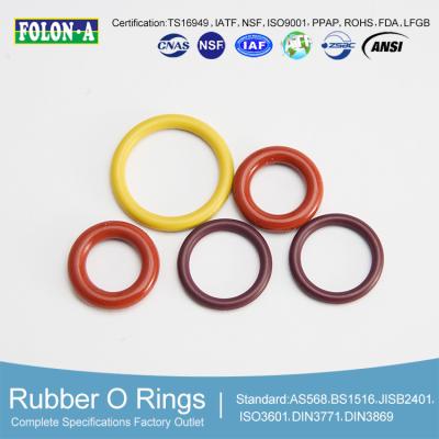 China De elastische Rubbero-ringen die van FFKM Corrosiebestendige Hardheid 75 verzegelen Te koop