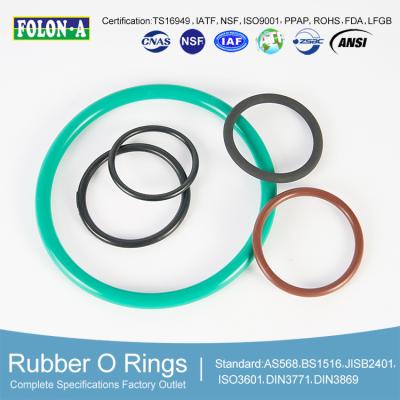 China Automobile Brake Fluid Oil Resistant O Rings for Hole Oil Seal -50 To 120℃ Temperature Range for sale