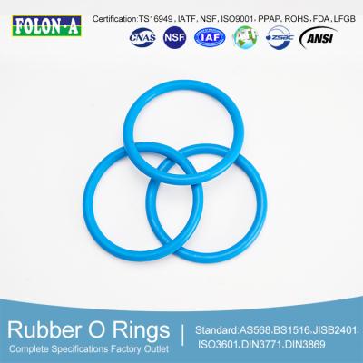 China Anillos de silicona personalizados prensados a medida con excelente resistencia al agua y 60-70 Hrdness en venta