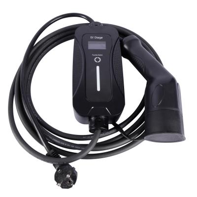 中国 IEC62196-2 mode2 charger 3.5kw single phase adjustable current portable ev charger for electric vehicle charging 販売のため