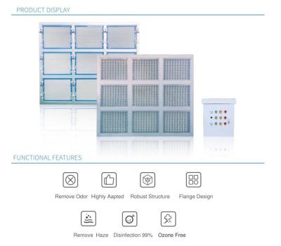 China Plasma micro electrostatic air cleaner for Air handling units, AHU Plasma filter high voltage micro-electrostatic filter for sale