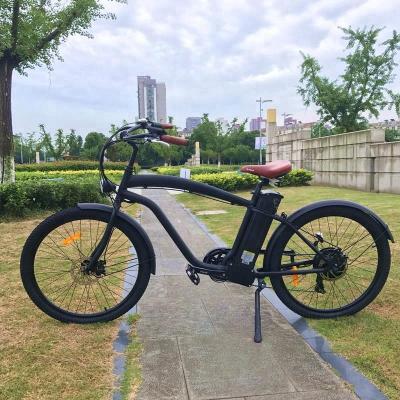 China High Speed ​​Cruiser Bicycle Aluminum Alloy Beach Bike Electric E-Bike For Adult for sale