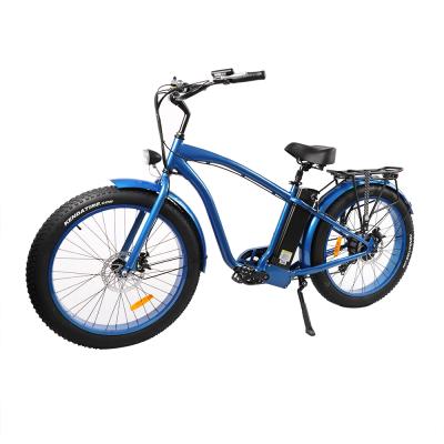 China Aluminum alloy fat tire ebike 750W 48V max speed power e electric bicycle for wholesaler for sale