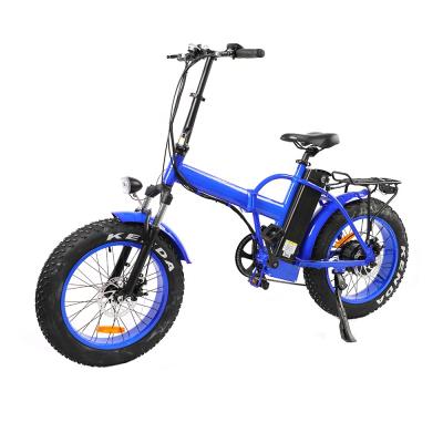 China Fast speed 48v folded 500w aluminum alloy 20 inch ebike folding electric bicycle with 45KM range for tall man for sale