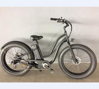 China Fast Speed ​​Fat Riding 26inch 500W/750W Lithium Battery Tire Easy Beach Ebike With Strong Power 26*4.0 for sale