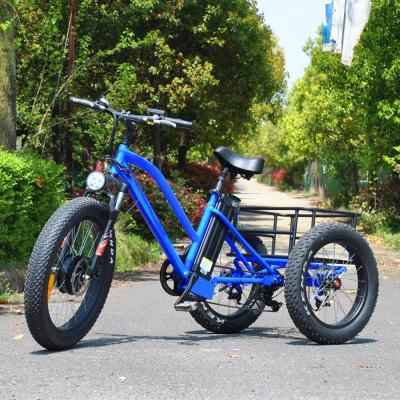 China Aluminum Alloy High Power 3 Wheels 48v 500w Adults Tricycle Trike Electric Scooter With Great Price for sale