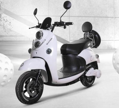 China 1000W 2 wheel vespa style urban road high speed electric scooter for adults F/R 3.0-10 for sale