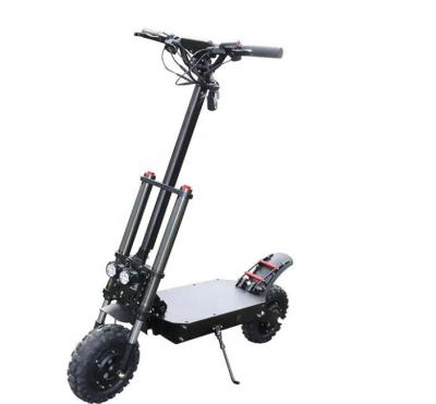 China 5000W 11inch Motor Unisex High Speed ​​Dual Fold Able Off Road Wide Wheel Electric Scooter For Adults for sale