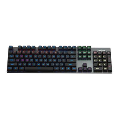 China 2021 New Cheap 104 USB Black Capacitive Key Gaming Keyboard Advanced Ergonomic Design, For PC for sale