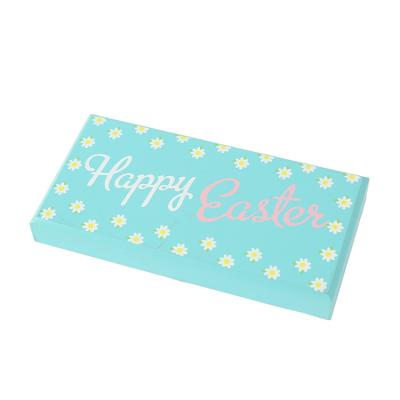 China Table decoration Handmade Easter Wooden decor Happy Easter sign green Wood block Spring home ornaments for Kids for sale