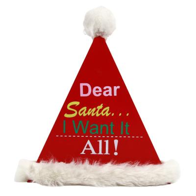 China Christmas Decoration Christmas Decorative Table Display Triangle Wooden Table Sign for sale