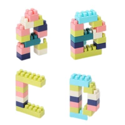 China Plastic Easy Good Place Collect High Quality 3d Set Interaction Game Diy Plastic Child Toy Build Block Toy Custom Made for sale