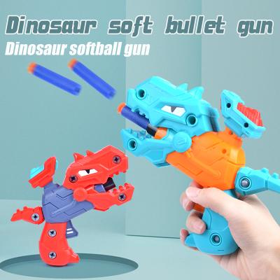 China Other Dinosaur Wristband Soft Bullet Gun Electric Big Burst Capacity Shooting Toy Children Outdoor Toy Sports for sale