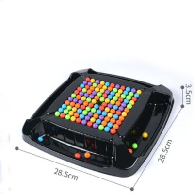 China ABS Plastic Early Education Toys Rainbow Games Chess Color Match Chess Board Set Toy for sale