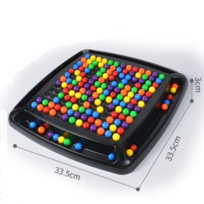 China ABS Plastic Rainbow Ball Chess Board Games Family Elimination Games For 2-4 Players Party for sale