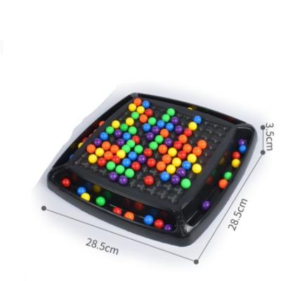 China ABS Plastic Kids Family Time Adult Games Board Rainbow Plastic Ball Game For Kids for sale