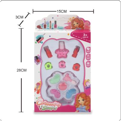 China PVC Kid Girl Child Baby Toy Pink Beauty Pretend Play Makeup Set Lovely Make Up Set For Child Toy for sale