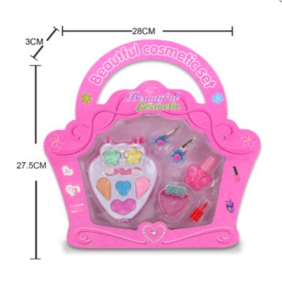 China Economic PVC Kids Cosmetics Girls Makeup Toys Hot Sale Makeup Set Toy For Kids Real Washable for sale