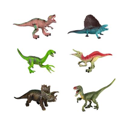 China Custom Made Jurassic Realistic Model Toys Dinosaur Figures Polyethylene Plastic Carnotaurus Dinosaurio Plastic Animal Toy for sale