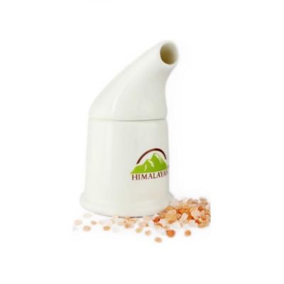 China Custom Ceramic White Himalayan Salt Hose Nasal Inhaler for sale