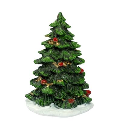 China Wholesale Traditional Europe Polyresin Christmas Tree Resin Decorated Figurine for sale